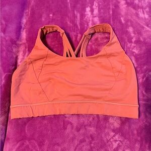 Women's Orange Sports Bra #571